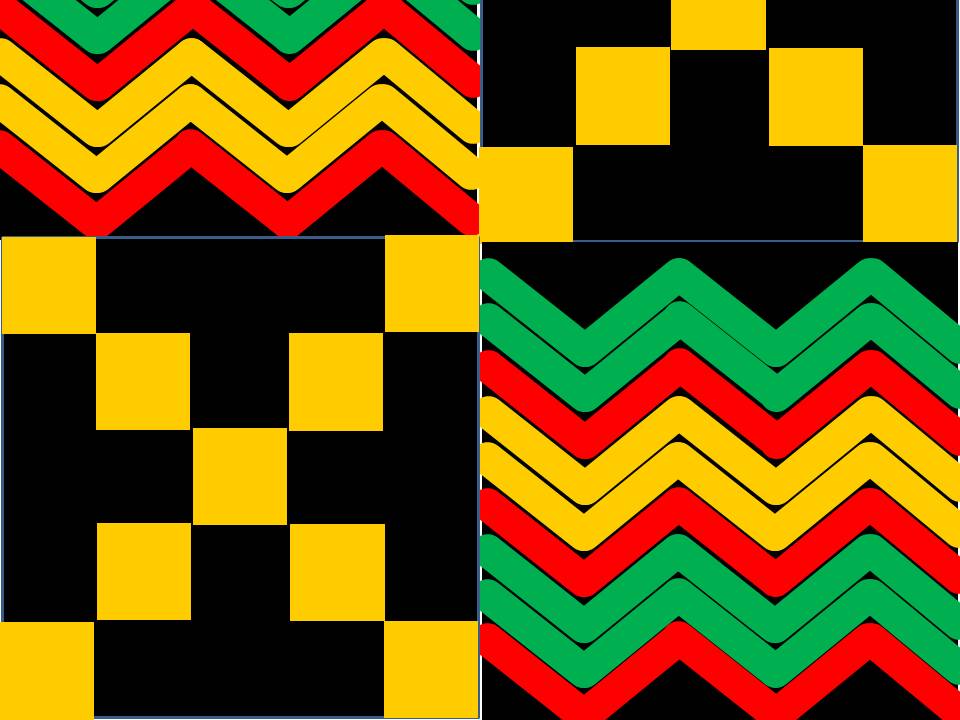 Kente Cloth Patterns to Color